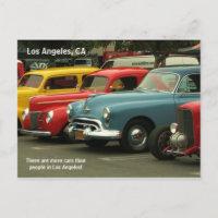 Carte postale de la voiture de Los Angeles !