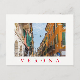 Carte postale de la vue de Vérone Via Mazzini