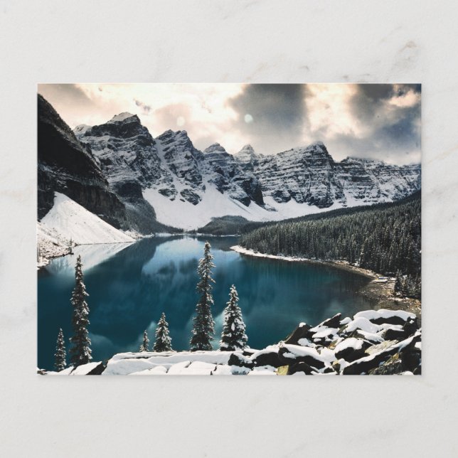 Carte postale de lac moraine (Devant)