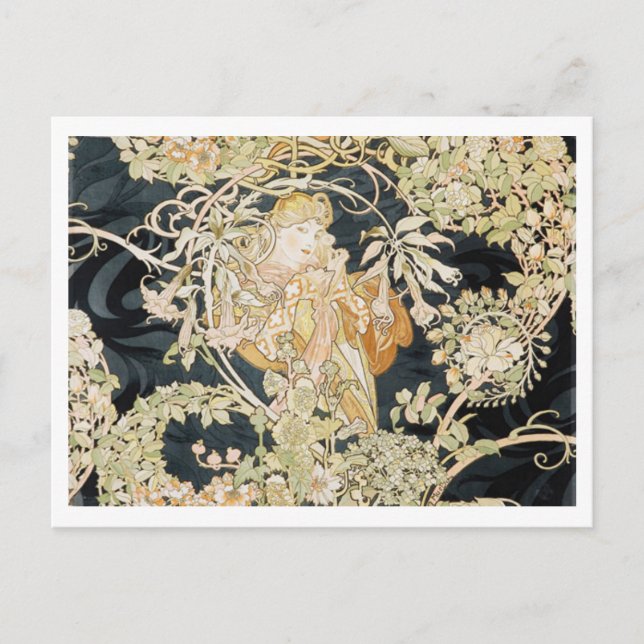 Carte postale de "Lady With a Daisy" par Alphonse  (Devant)