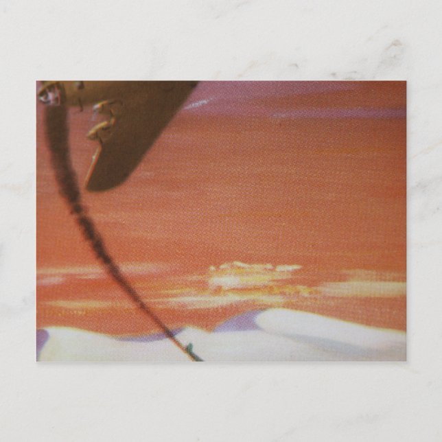 Carte postale de l'aéronef vintage (Devant)