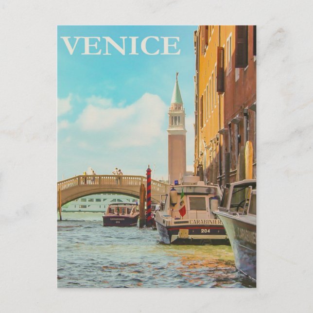 Carte postale de l'affiche de voyage Italie (Devant)