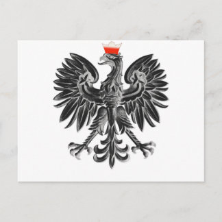 Carte postale de l'aigle polonais - produit papier