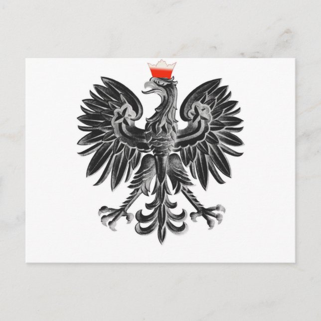 Carte postale de l'aigle polonais - produit papier (Devant)