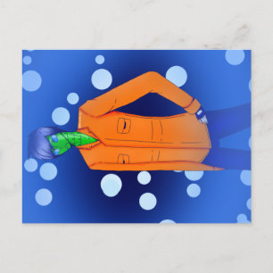 Carte postale de l'aiguille de passage d'animaux