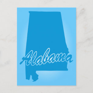 Carte postale de l'Alabama