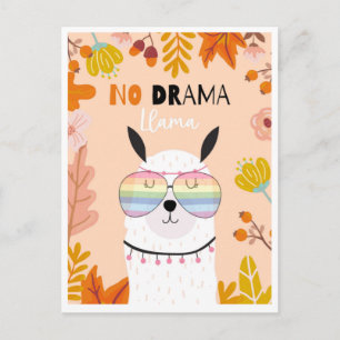 Carte postale de lama mignon