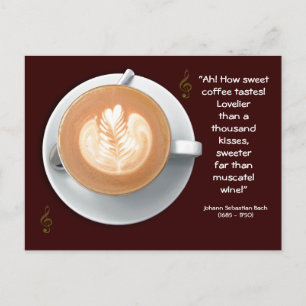Carte postale de l'amateur de café