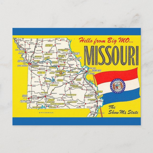 Carte postale de l'ancien Missouri (Devant)