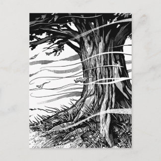 Carte postale de l'arbre
