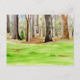 Carte postale de l'arbre