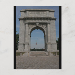 Carte postale de l'Arche commémorative nationale