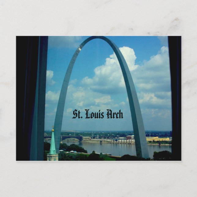 Carte postale de l'arche de St. Louis (Devant)