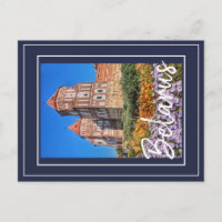 Carte postale de l'architecture du château de Mir 