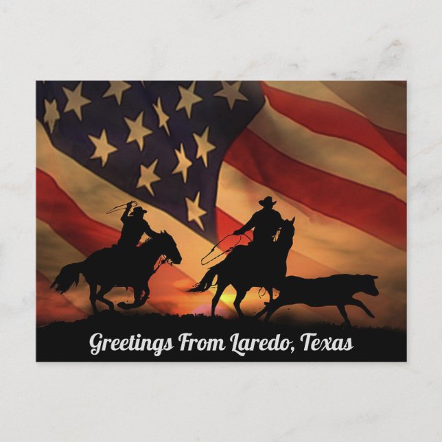 Carte postale de Laredo, Texas (Devant)