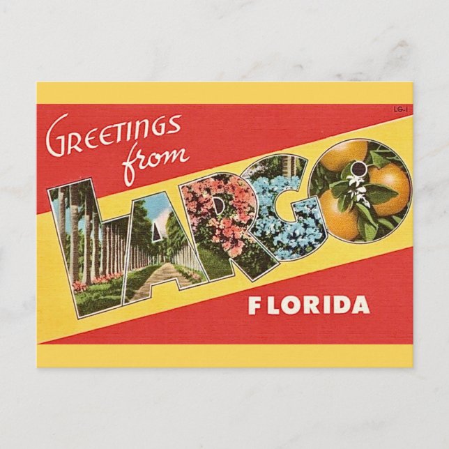 Carte postale de Largo Floride (Devant)