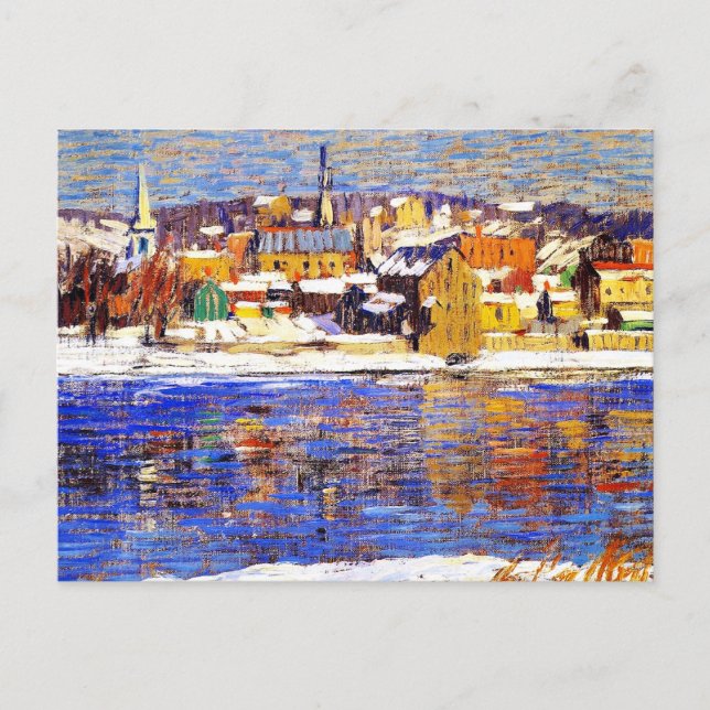 Carte Postale De l'autre côté du Delaware, tableau de Robert Spe (Devant)