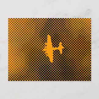 Carte postale de l'avion Pop Art