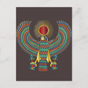 Carte postale de l'Égypte ancienne Conception d'