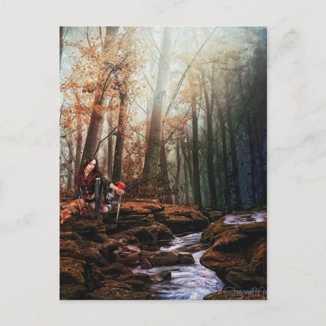 Carte postale de l'Elfe des Bois Sauvage (Devant)