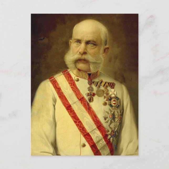 Carte postale de l'empereur François-Joseph d'Autr (Devant)