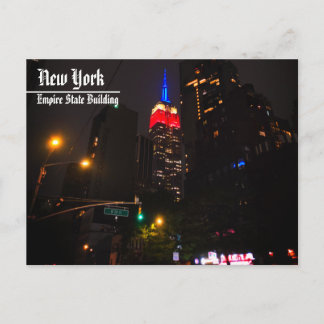 Carte postale de l'Empire State et de Washington S