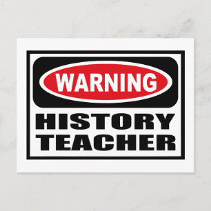 Carte postale de l'enseignant de l'HISTOIRE d'aver