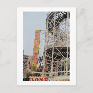 Carte postale de l'enseigne Cyclone (Coney Is, NY)