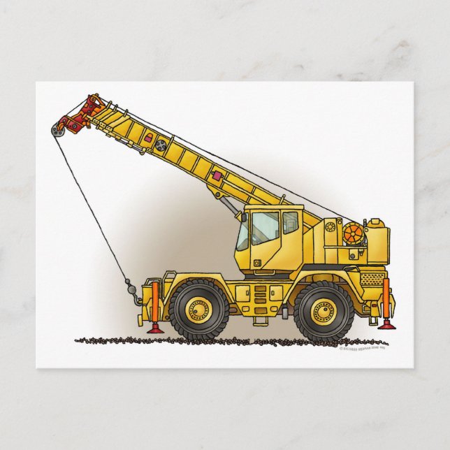 Carte postale de l'équipement de construction de g (Devant)