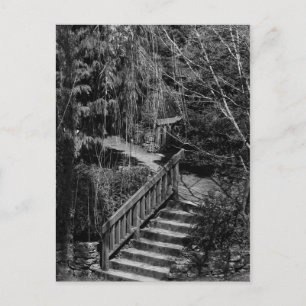 Carte postale de l'escalier du jardin caché