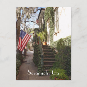Carte postale de l'escalier Savannah