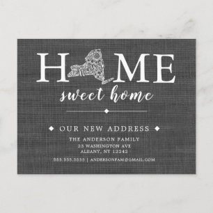 Carte postale de l'État de NEW YORK - Faire-part m