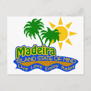 Carte postale de l'état d'esprit de Madère