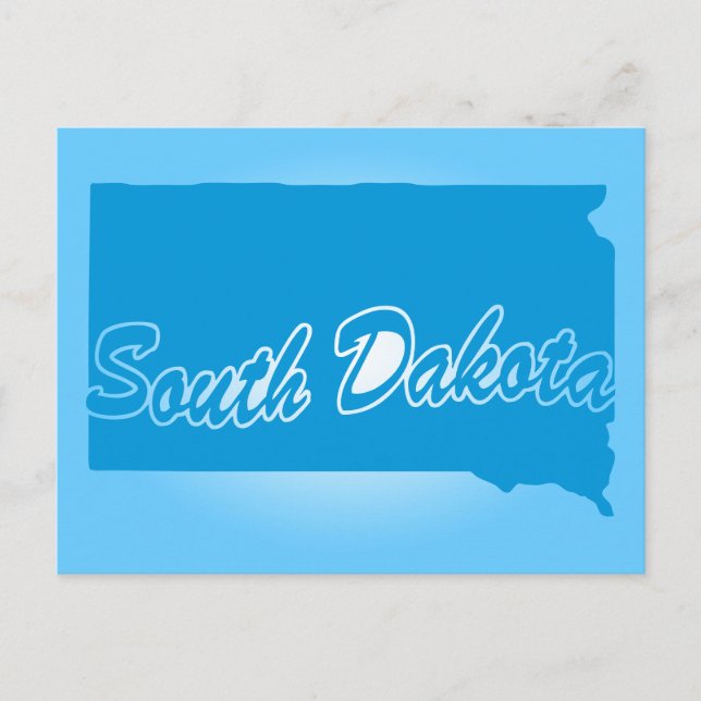 Carte postale de l'État du Dakota du Sud (Devant)