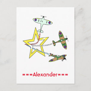 Carte postale de l'étoile Spitfire