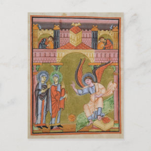 Carte Postale de l'évangéliaire de l'école Reichenau