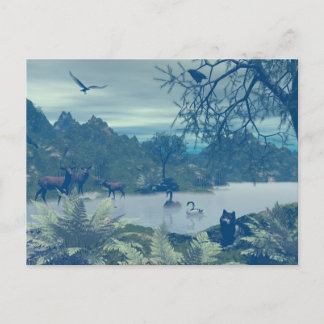 Carte postale de l'explosion de la nature