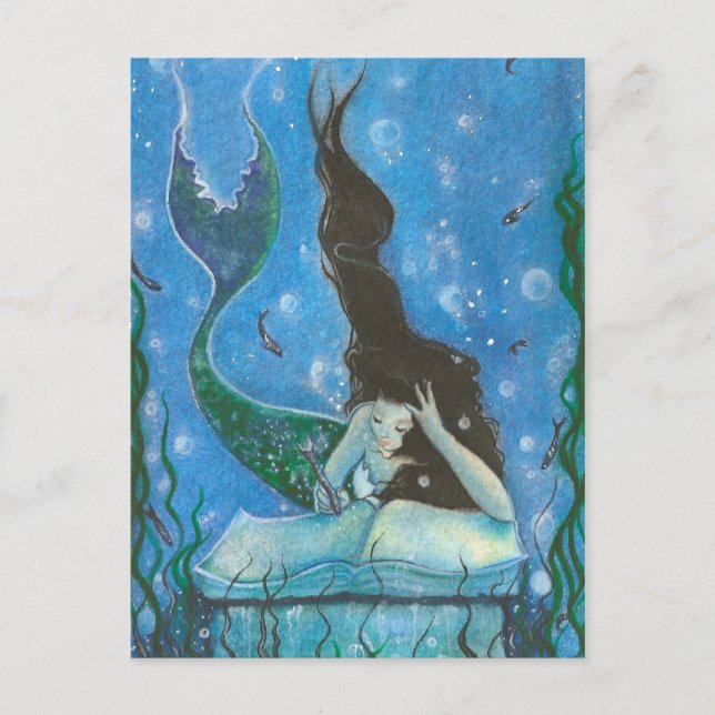 Carte postale de l'histoire d'une sirène (Devant)