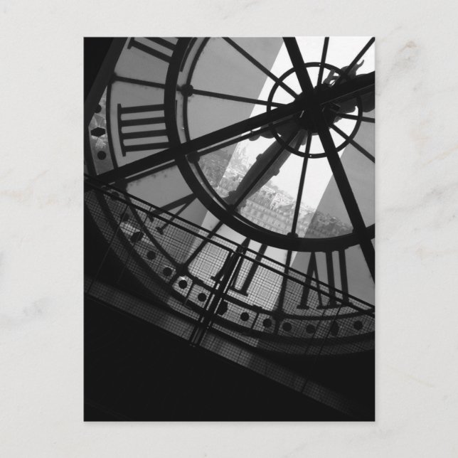 Carte postale de l'horloge du musée d'Orsay (Devant)