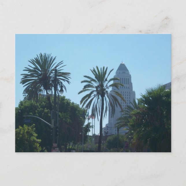 Carte postale de l'HÔTEL DE VILLE DE LOS ANGELES (Devant)