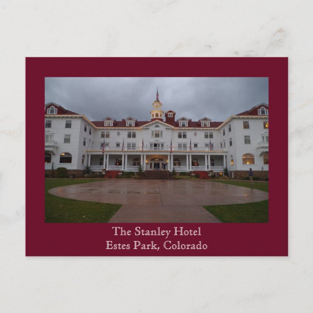 Carte postale de l'hôtel Stanley (Devant)