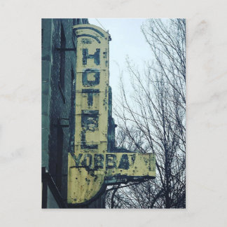 Carte postale de l'hôtel Yorba Sign, ville mexicai