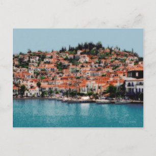 Carte postale de l'île Hydra