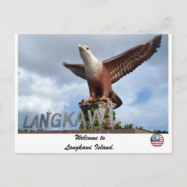 carte postale de l'île langkawi (Devant)