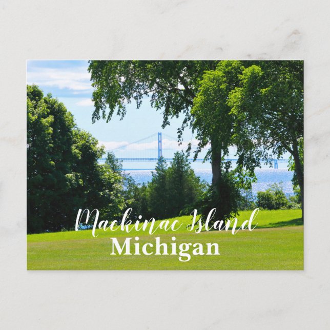 Carte postale de l'île Mackinac Michigan (Devant)