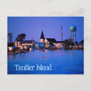 Carte postale de l'île Tanger
