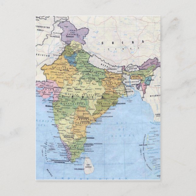 Carte postale de l'Inde (Devant)