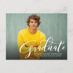 Carte postale de l'invitation à la remise des dipl