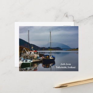 Carte postale de Loch Leven, Ballachulish, Écosse