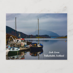 Carte postale de Loch Leven, Ballachulish, Écosse